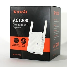 Tenda сымсыз белгінің әмбебап күшейткіші A18, Wi-Fi 5, White (Tenda-A18) фото #4