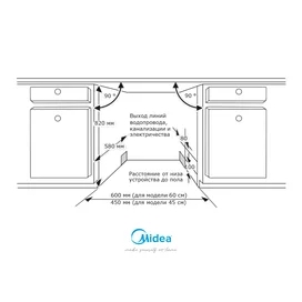 Встраиваемая посудомоечная машина Midea MDWB-6029TQ фото #2