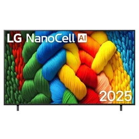 LG 75" 75NANO80A6B NanoCell UHD Ақылды Теледидар Қара фото
