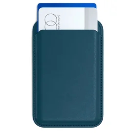 Чехол Satechi Vegan-Leather Magnetic Wallet Stand (Dark Blue) (ST-VLWB) фото #2