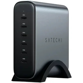 Зарядтау құрылғысы Satechi 200W USB-C 6-Port PD GaN Charger - EU (ST-C200GM-EU) фото