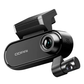 DDPai Dash Cam N5 Dual бейнетіркеуіші, Алдыңғы камера 2160P, Артқы камера 1080P Қара фото