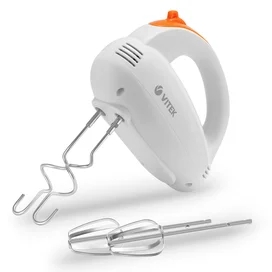 Vitek VT-1492 Араластырғышы, Ақ/Қызғылт сары фото #4