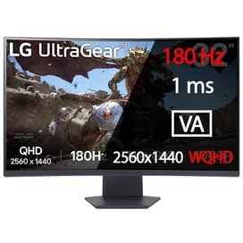 Монитор Игровой 32" LG UltraGear 32GS60QC 2560x1440 16:9 VA 180ГЦ (2HDMI+DP) Black фото