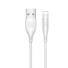 Кабель USB A - Lighting, USAMS, 1м, White (SJ266USB02) фото
