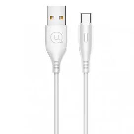 Кабель USB A - Type-C, USAMS, 1м, White (SJ267USB02) фото