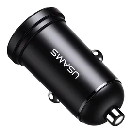 Автомобильное зарядное устройство USAMS, 2*USB A, 5W (CC114TC01) фото #1