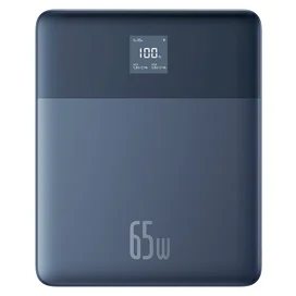 Внешний аккумулятор Baseus, Blade2 12000mAh 65W+каб, Black (BAS-P1006380132300) фото