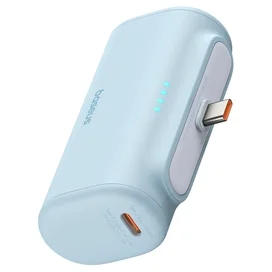 Внешний аккумулятор Baseus, Compact USB-C 5000mAh 20W, Blue (BAS-P1006830631300) фото #2