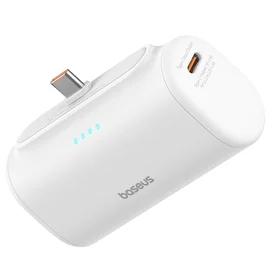 Внешний аккумулятор Baseus, Compact USB-C Edit. 5000mAh 20W, White (BAS-P1006830621300) фото