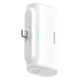 Внешний аккумулятор Baseus, Compact USB-C Edit. 5000mAh 20W, White (BAS-P1006830621300) фото #3