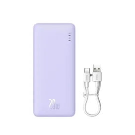 Внешний аккумулятор Baseus, Airpow 20000mAh 20W + каб, Violet (BAS-P1002280451300) фото