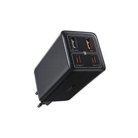 Адаптер питания Baseus, GaN6 USB-C*2+A*2 100W с каб, Black (BAS-P1016270511200) фото #3