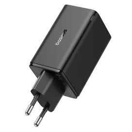 Адаптер питания Baseus, GaN6 Pro USB-2C+2A 65W с каб, Black (BAS-P1016270111300) фото #2