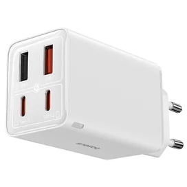 Адаптер питания Baseus, GaN6 Pro USB-2C+2A 65W с каб, White (BAS-P1016270121300) фото #2