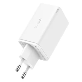 Адаптер питания Baseus, GaN6 Pro USB-2C+2A 65W с каб, White (BAS-P1016270121300) фото #3