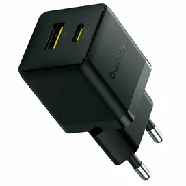 Қуат адаптері Baseus, Palm USB-C+A 30W кабелімен, Қара (BAS-P1011160A11301) фото #2
