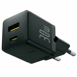 Қуат адаптері Baseus, Palm USB-C+A 30W кабелімен, Қара (BAS-P1011160A11301) фото #3