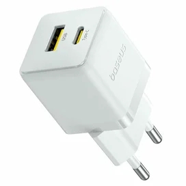 Адаптер питания Baseus, Palm USB-C+A 30W с каб, White (BAS-P1011160A21301) фото #2