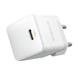 Адаптер питания Baseus, Palm USB-C 20W с каб, White (BAS-P1011160221301) фото #2