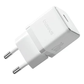 Адаптер питания Baseus, Palm USB-C 20W с каб, White (BAS-P1011160221301) фото #4