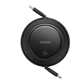 Кабель Baseus, USB-C->C F2P 100W 1.5m, Black (BAS-P1036450011300) фото