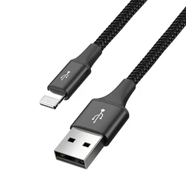 Кабель Baseus, 8pin+C*2+micro FsT 1.2m, Black (BAS-CA1T4-B01) фото #2