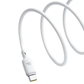 Кабель Baseus, USB-C->C SY 100W 2m, White (BAS-P1037770421301) фото #3