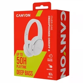 Наушники накладные CANYON headset OnRiff 4 White (CNS-CBTHS4W) фото #4