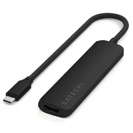 Мульти-портты адаптер Satechi Slim 4, қара фото