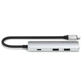 Мульти-портты адаптер Satechi Slim 4, сұр фото #1