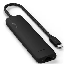 Мульти-портты адаптер Satechi Slim 7, қара фото #2