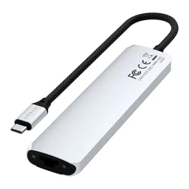 Мульти-портты адаптер Satechi Slim 7, сұр фото #2