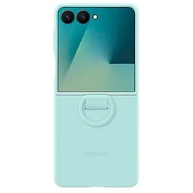 Чехол для смартфона Samsung Galaxy Z Flip7 Ring Case (Silicone) (EF-QF766CTEGRU) фото #2