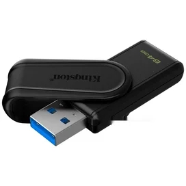 USB Флешка 64Gb Kingston USB3.2 Gen1 Black Data Traveler Exodia S (DTXS/64GB) фото #1