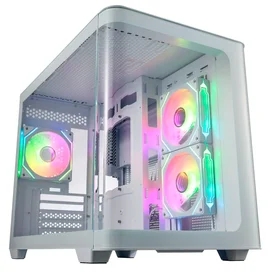 Кейс FSP S380 Mid Tower, window, white  mATX [S380-WA] фото