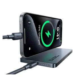 Портативное зарядное устройство USAMS 5000 mAh, SIlver (5KCD23102) фото #1