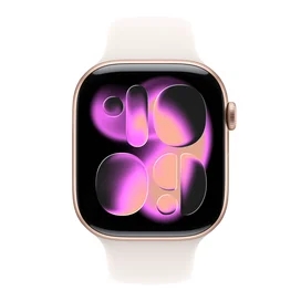 Apple Watch Series 11 Смарт сағаты GPS 42mm Rose Gold Aluminium Case with Light Blush Sport Band - S/M (MEU04RK/A) фото #1