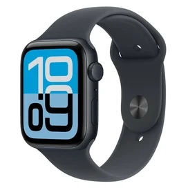 Apple Watch SE 3 Смарт сағаты GPS 44mm Midnight Aluminium Case with Midnight Sport Band - S/M (MEHN4RK/A) фото