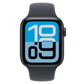 Apple Watch SE 3 Смарт сағаты GPS 44mm Midnight Aluminium Case with Midnight Sport Band - S/M (MEHN4RK/A) фото #1
