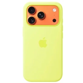 Чехол для смартфона iPhone 17 Pro Silicone Case with MagSafe – Neon Yellow (MGFF4ZM/A) фото #1