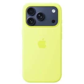 Чехол для смартфона iPhone 17 Pro Silicone Case with MagSafe – Neon Yellow (MGFF4ZM/A) фото #2