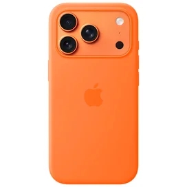 IPhone 17 Pro Silicone Case with MagSafe – Orange (MGFE4ZM/A) арналған тысқабы фото