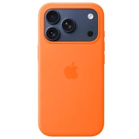 IPhone 17 Pro Silicone Case with MagSafe – Orange (MGFE4ZM/A) арналған тысқабы фото #2