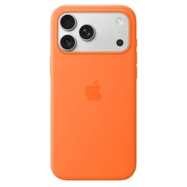IPhone 17 Pro Max Silicone Case with MagSafe – Orange (MGFL4ZM/A) арналған тысқабы фото