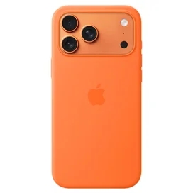 IPhone 17 Pro Max Silicone Case with MagSafe – Orange (MGFL4ZM/A) арналған тысқабы фото #1