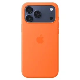 IPhone 17 Pro Max Silicone Case with MagSafe – Orange (MGFL4ZM/A) арналған тысқабы фото #2
