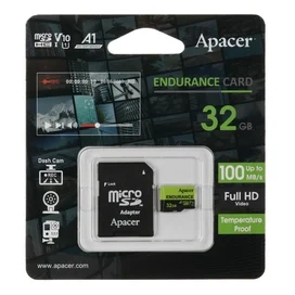 MicroSDHC 32GB Apacer Class 10 жад картасы + SD адаптері (AP32GEDM0D05-R) фото