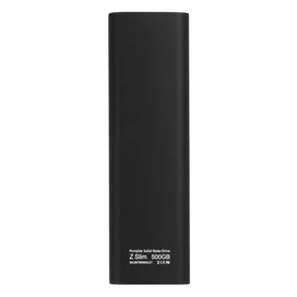 Внешний SSD 500GB Netac ZSLIM USB-C Black (NT01ZSLIM-500G-32BK) фото #1