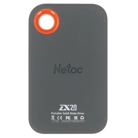 Внешний SSD 1TB Netac ZX20 USB 3.2 Gen2 Type C Black (NT01ZX20-001T-32BL) фото #1